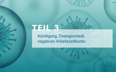 Corona – Arbeitsrecht – FAQ – Teil 3: Zwangsurlaub, negatives Arbeitszeitkonto, Kündigung
